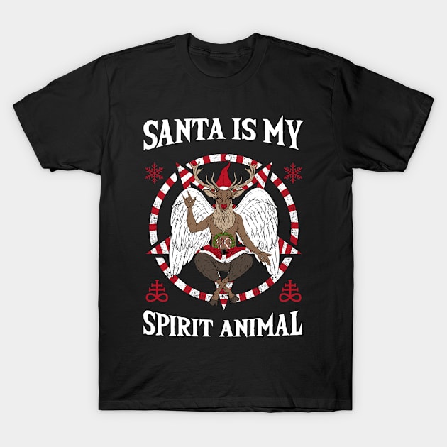 Satan Is My Spirit Animal T-Shirt by biNutz